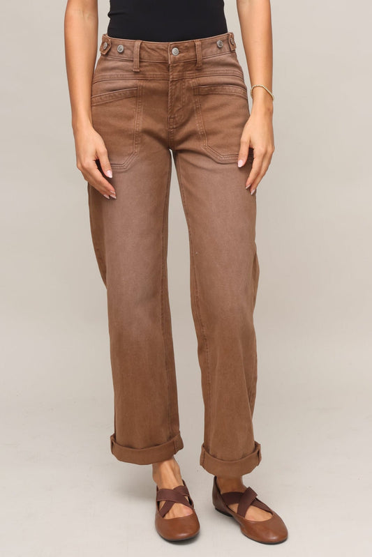 High Rise Slim Wide Utility