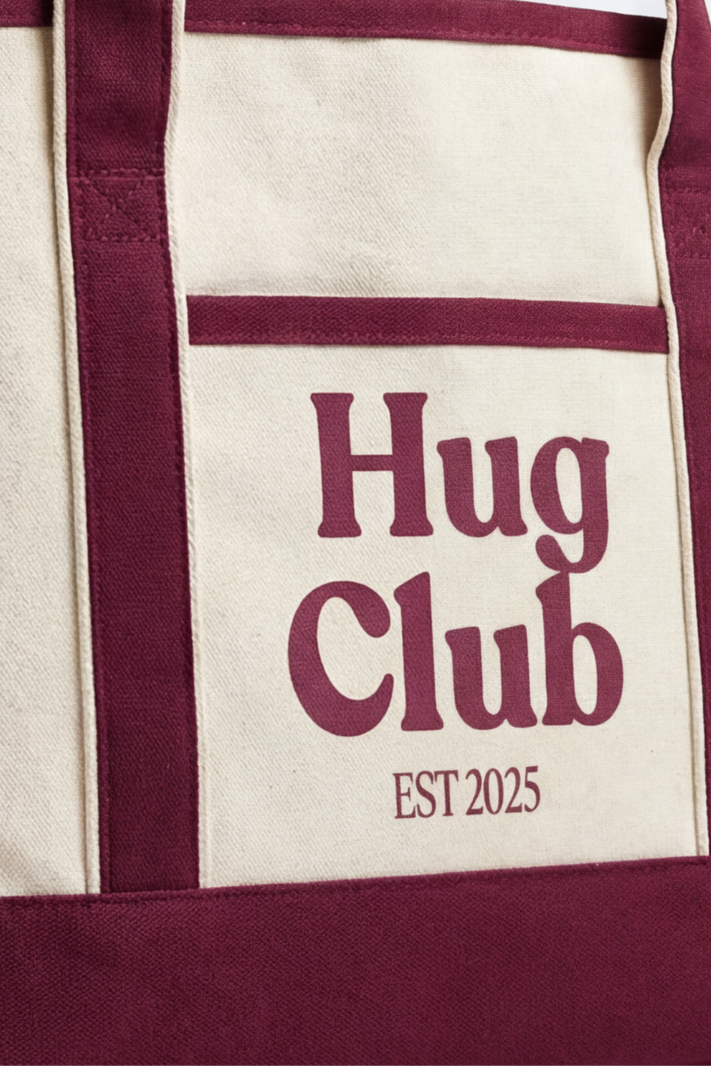 Hug Club Canvas Tote Bag