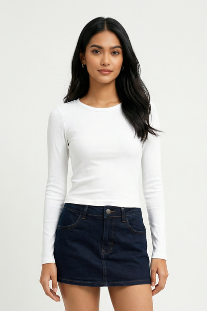 Infinity Fitted Long Sleeve Tee