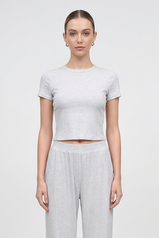 Jayme Ribbed Tee