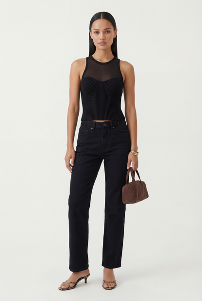 Jess Knit Combo Tank