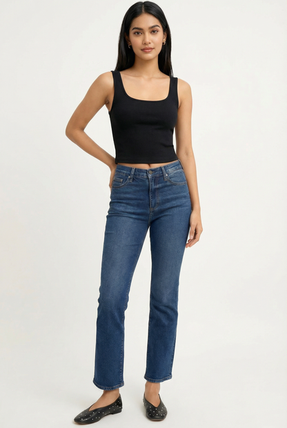 Kaitlyn Lux Rib Binded Tank