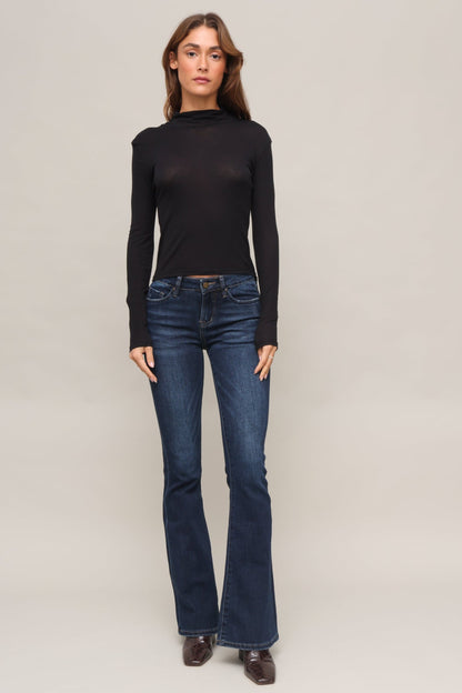 Kim Mock Neck Long Sleeve