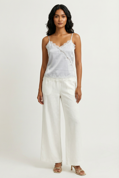 Lillia Lace Trim Top