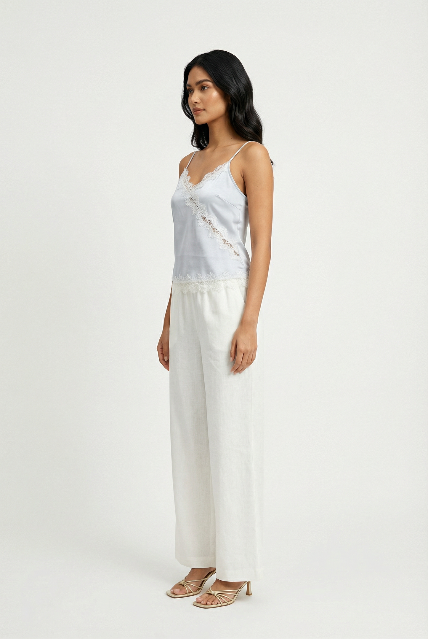 Lillia Lace Trim Top
