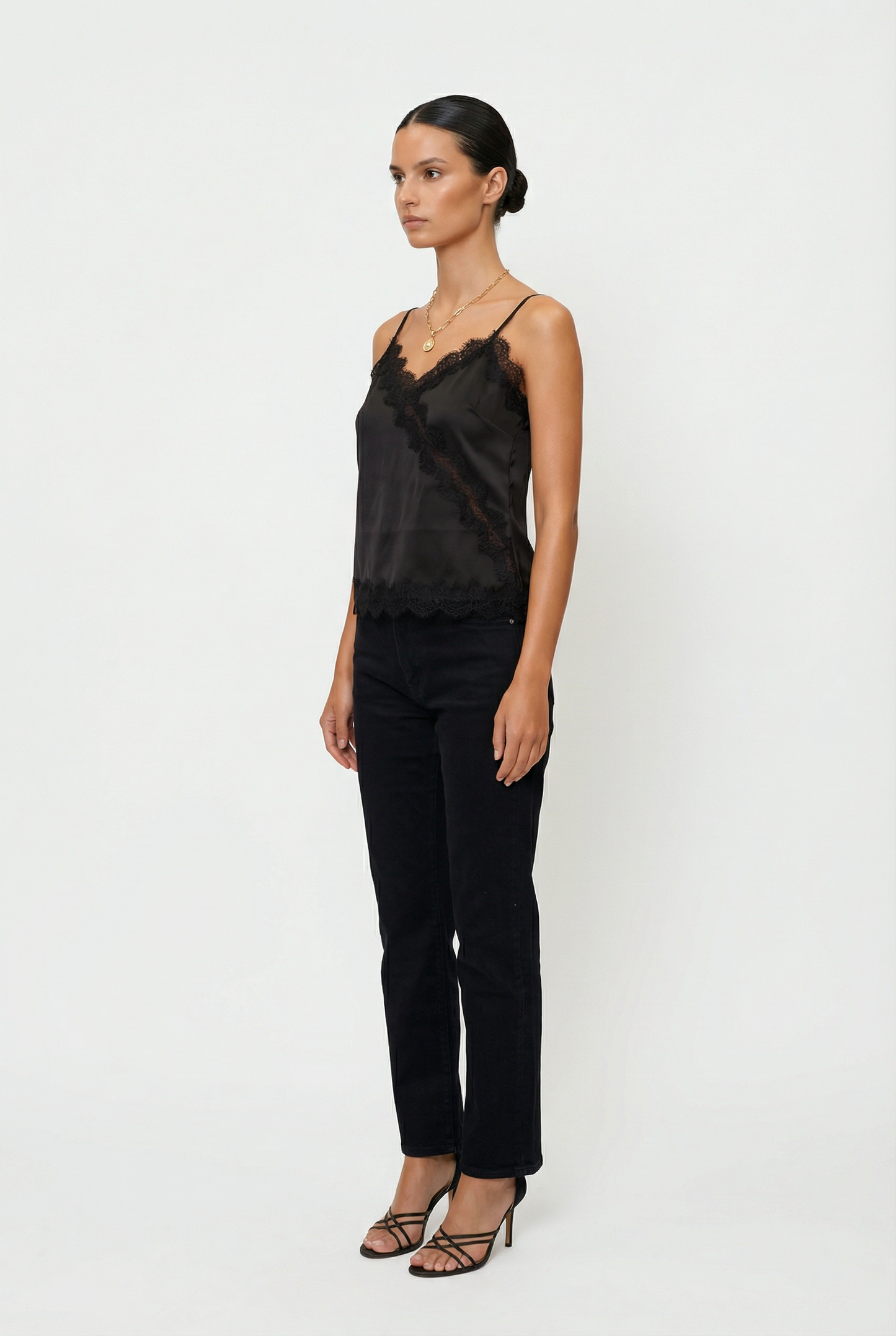Lillia Lace Trim Top
