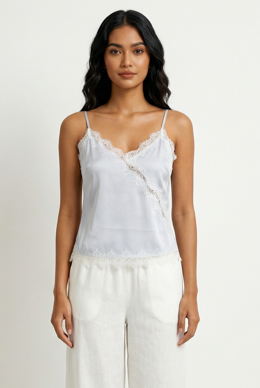 Lillia Lace Trim Top