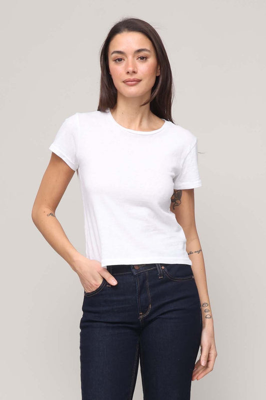 Lisa Recycled Cotton Crew Tee