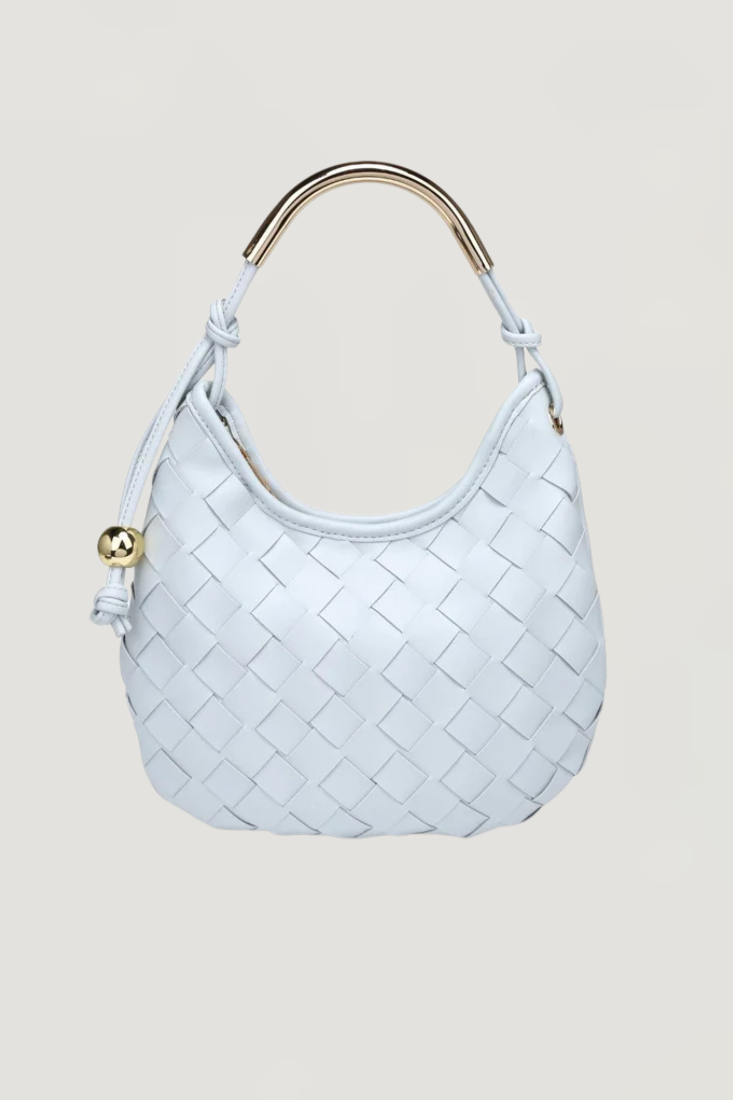 Lucia Metal Handle Shoulder Bag