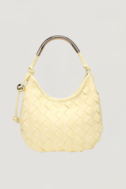 Lucia Metal Handle Shoulder Bag