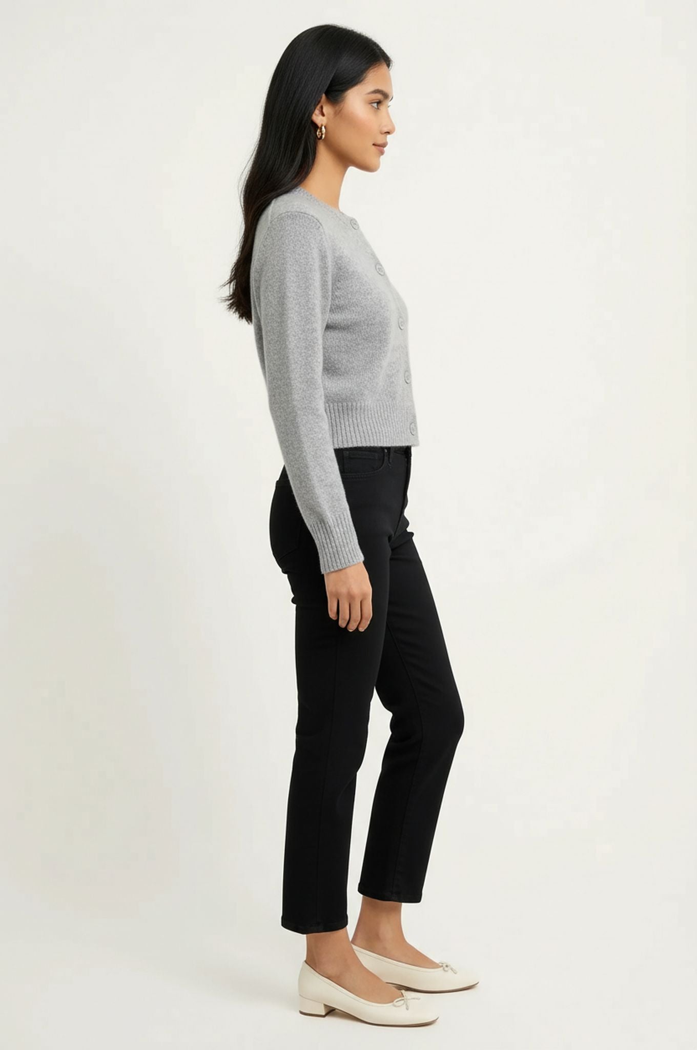 Mid Rise Ankle Straight