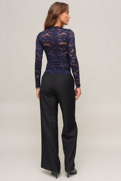 Naomi Lace V Neck Top