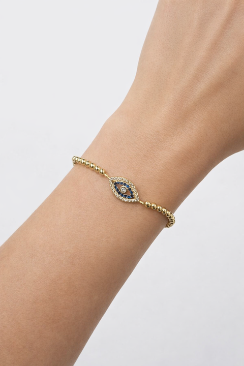 Nicole Cz Sapphire Bracelet