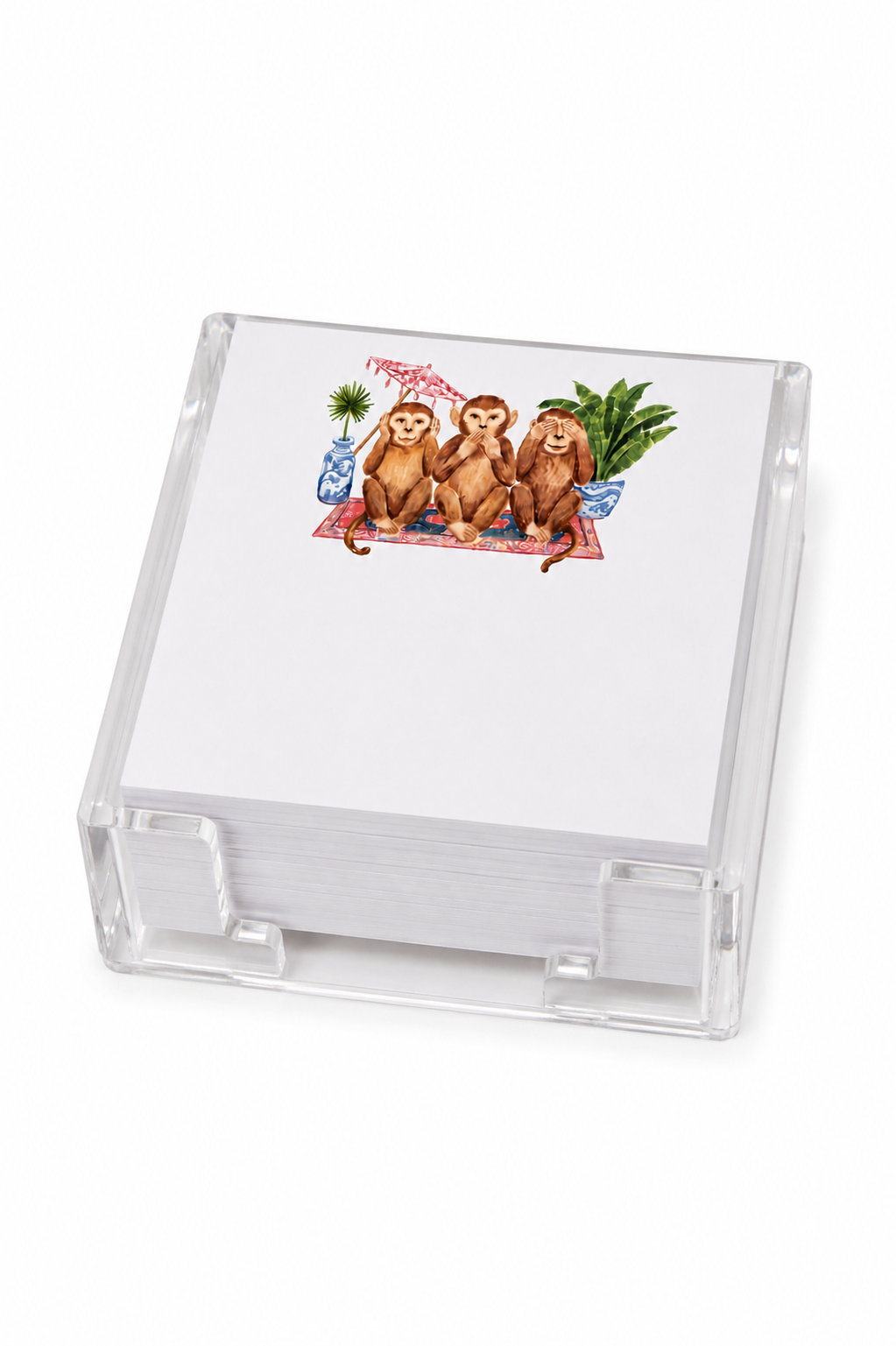 No Evil Monkeys Desk Set
