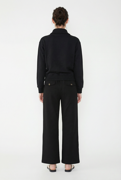 Off Duty Zip Up Sweatshirt