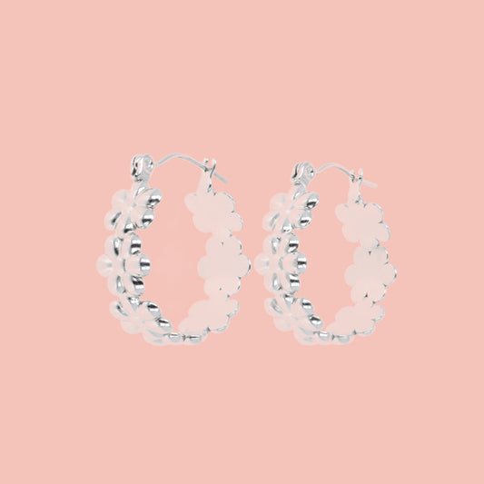 Oopsie Daisy Hoop Earrings