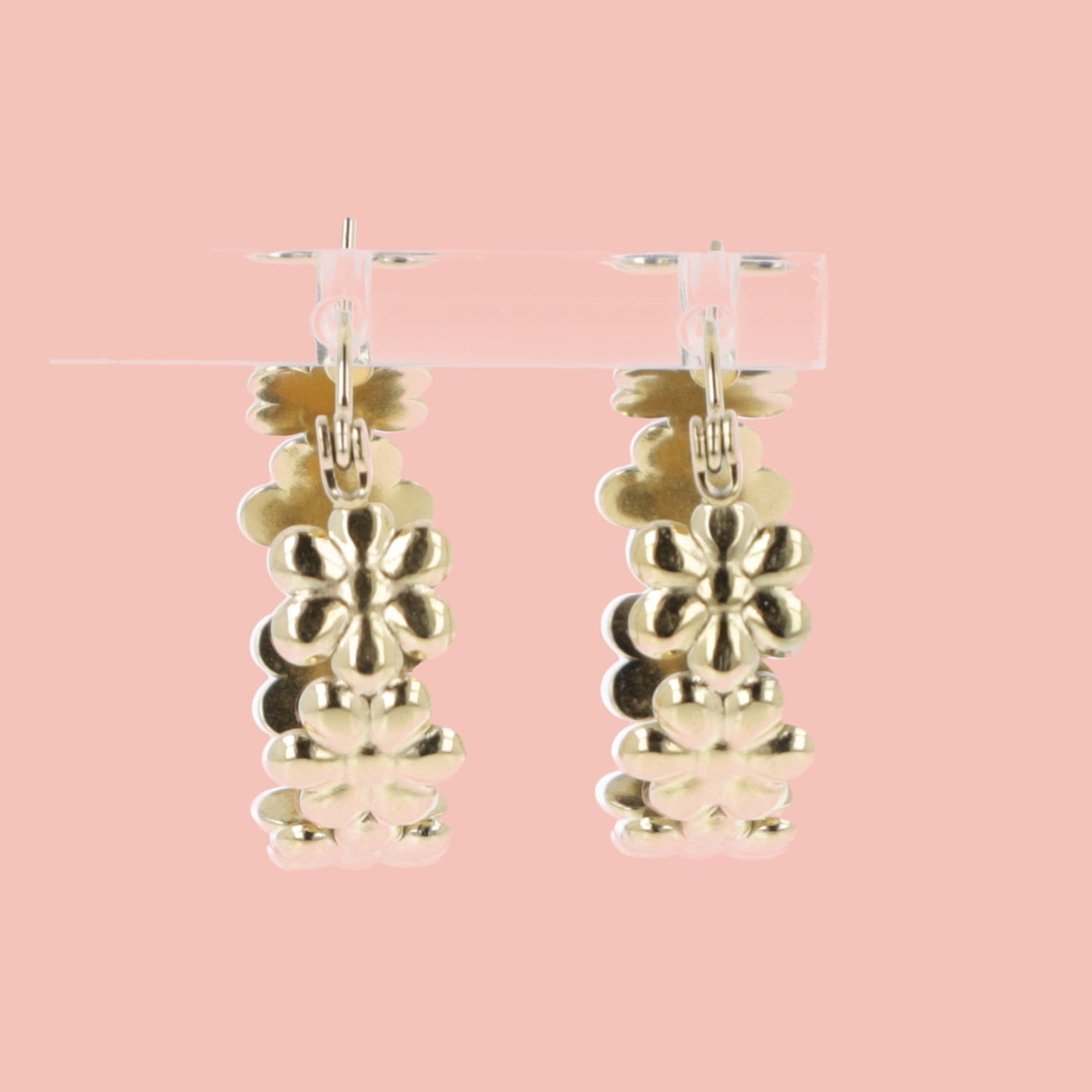 Oopsie Daisy Hoop Earrings (Gold Plated)