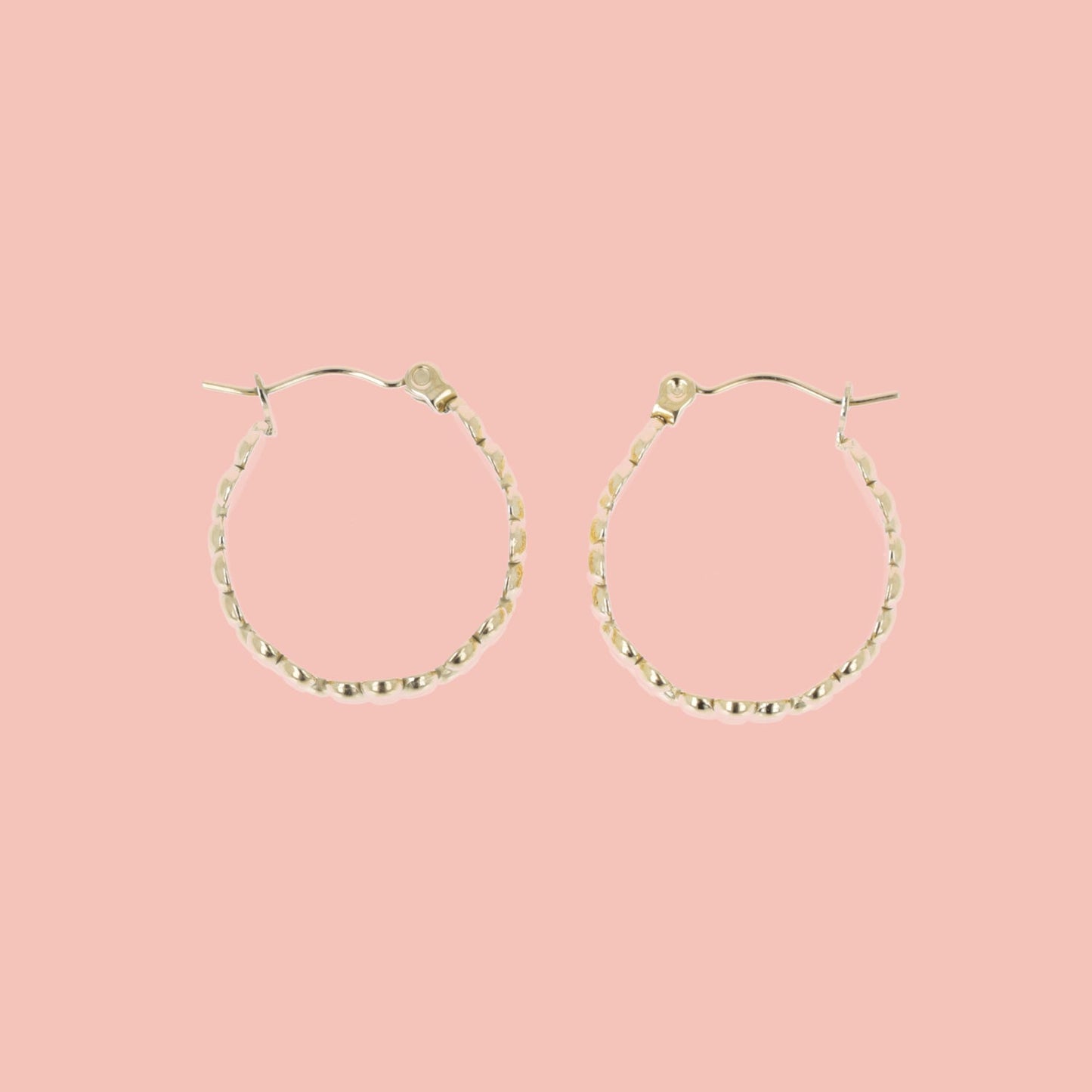 Oopsie Daisy Hoop Earrings (Gold Plated)