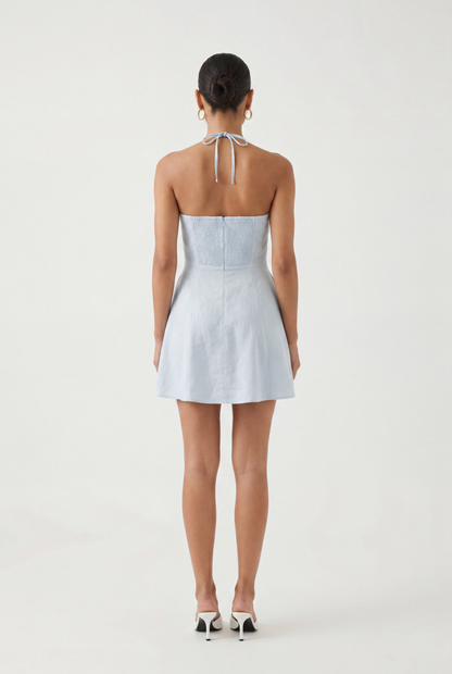 Open Sky Linen Mini Dress