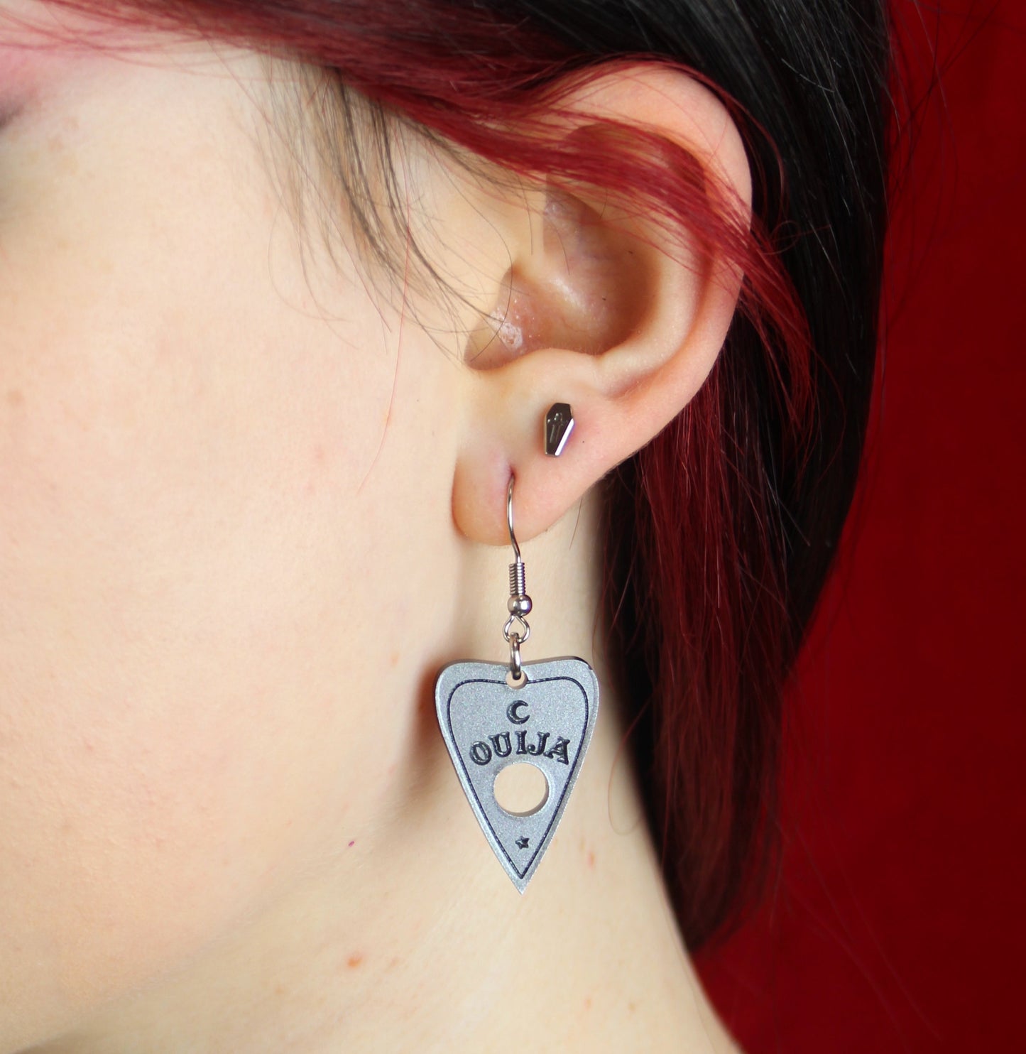 Ouija Planchette Earrings