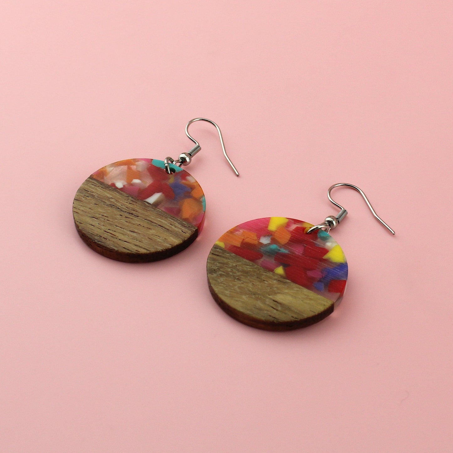 Party Pop Circle Earrings