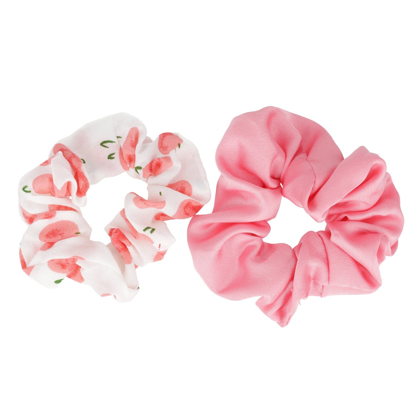 Peach Scrunchies - Set of 2