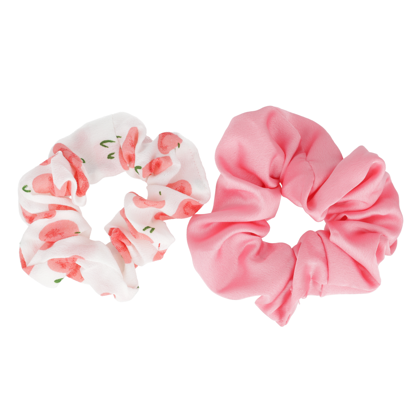 Peach Scrunchies - Set of 2