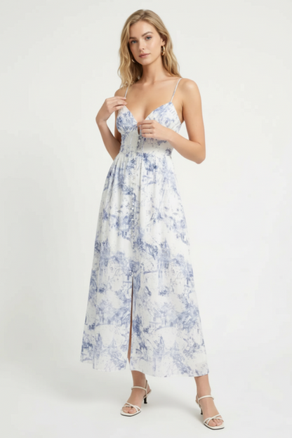 Porcelain Midi Dress