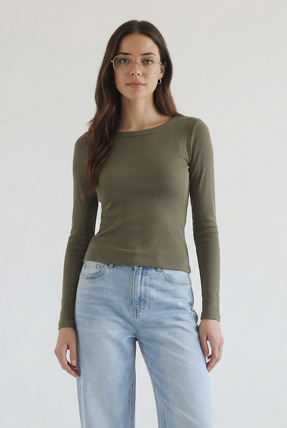 Renae Rib Long Sleeve