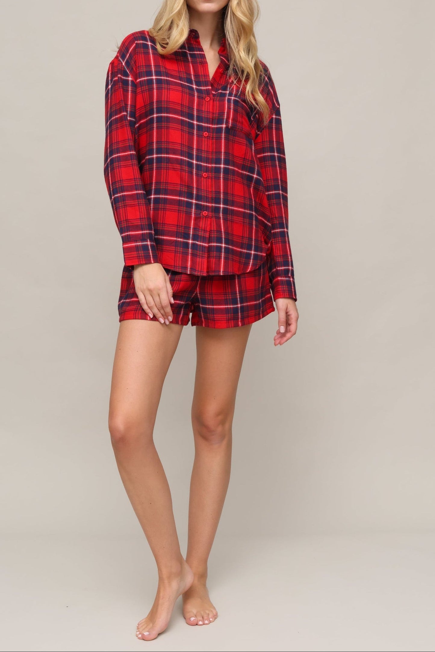 River Plaid Button Up