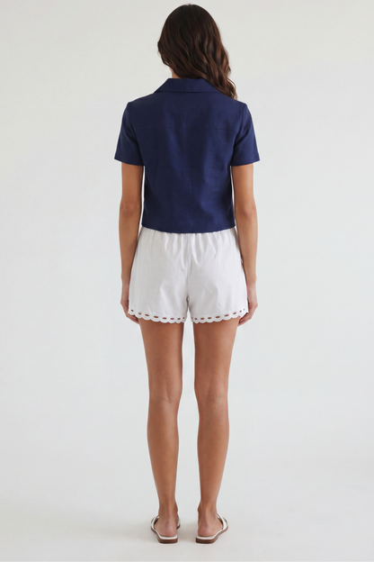 Ronnie Linen Short Sleeve Jacket