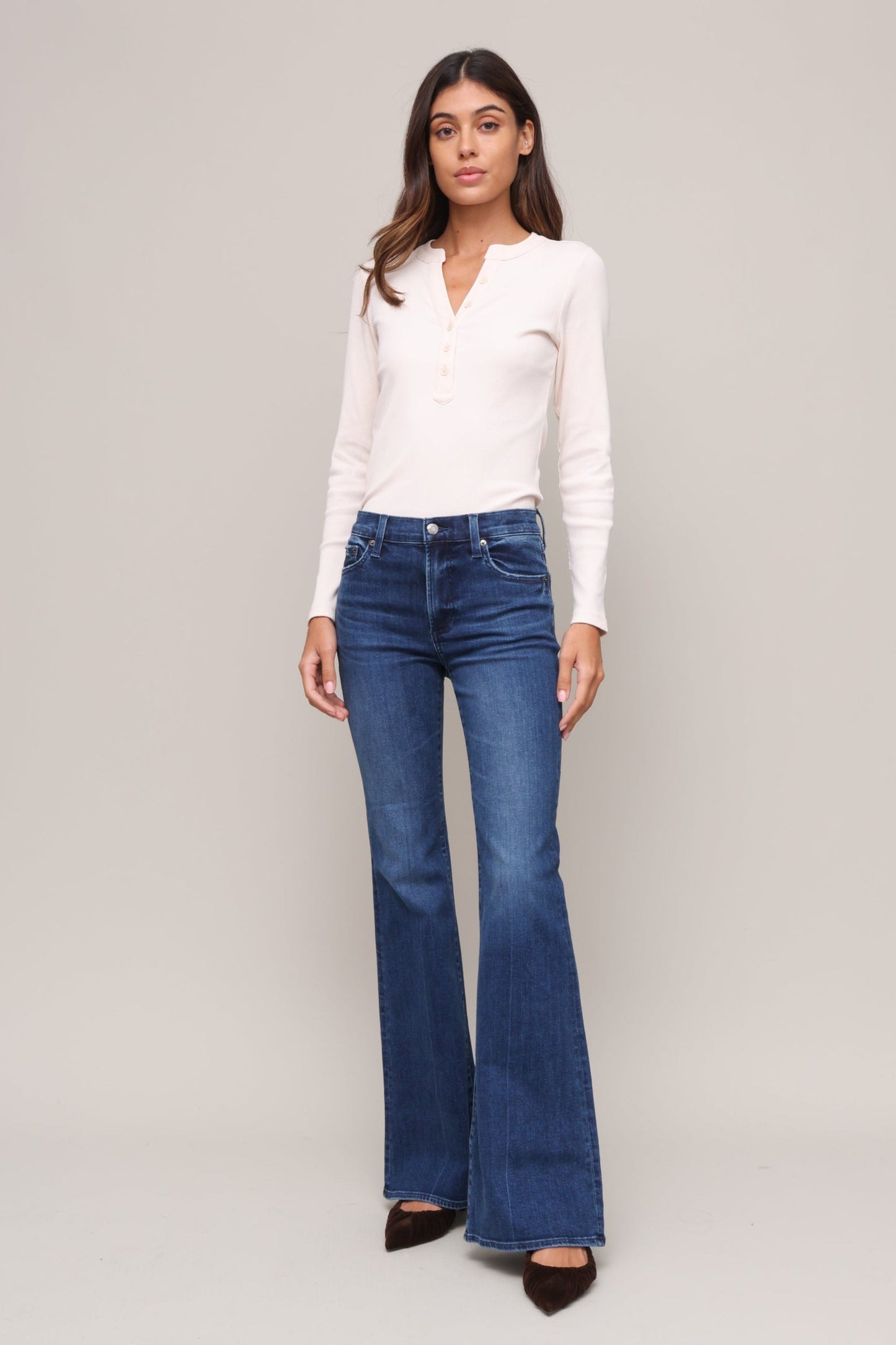 Rowan Ribbed Long Sleeve Henley