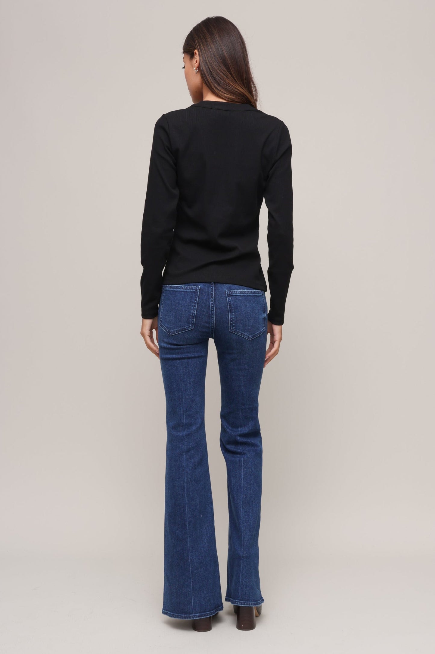 Rowan Ribbed Long Sleeve Henley