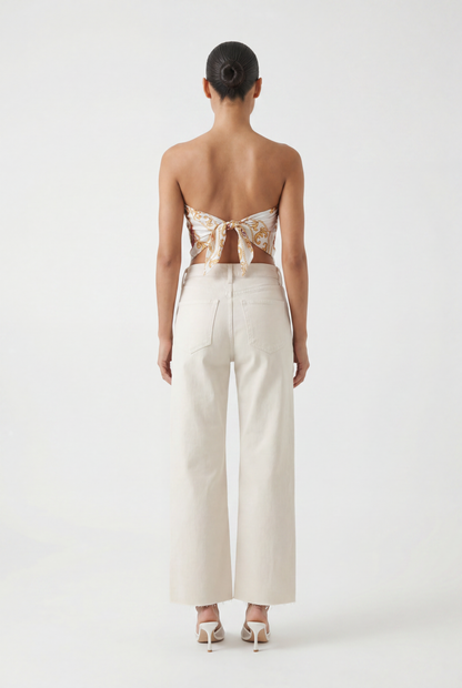 Scissor Cut Wide Leg