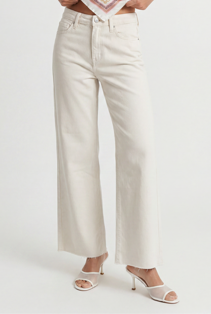 Scissor Cut Wide Leg