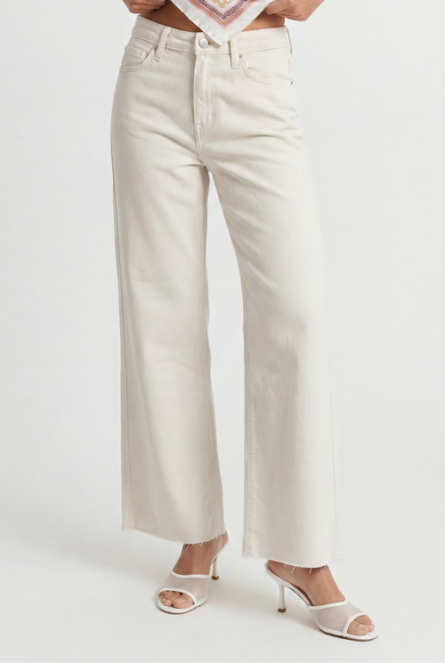 Scissor Cut Wide Leg