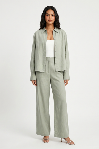 Seaside Afternoon Linen Shirt
