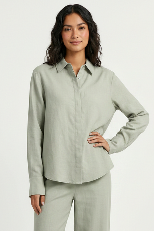 Seaside Afternoon Linen Shirt