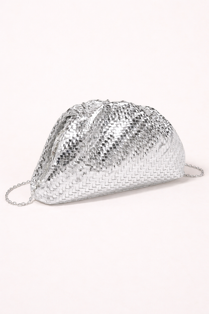 Serena Woven Clutch