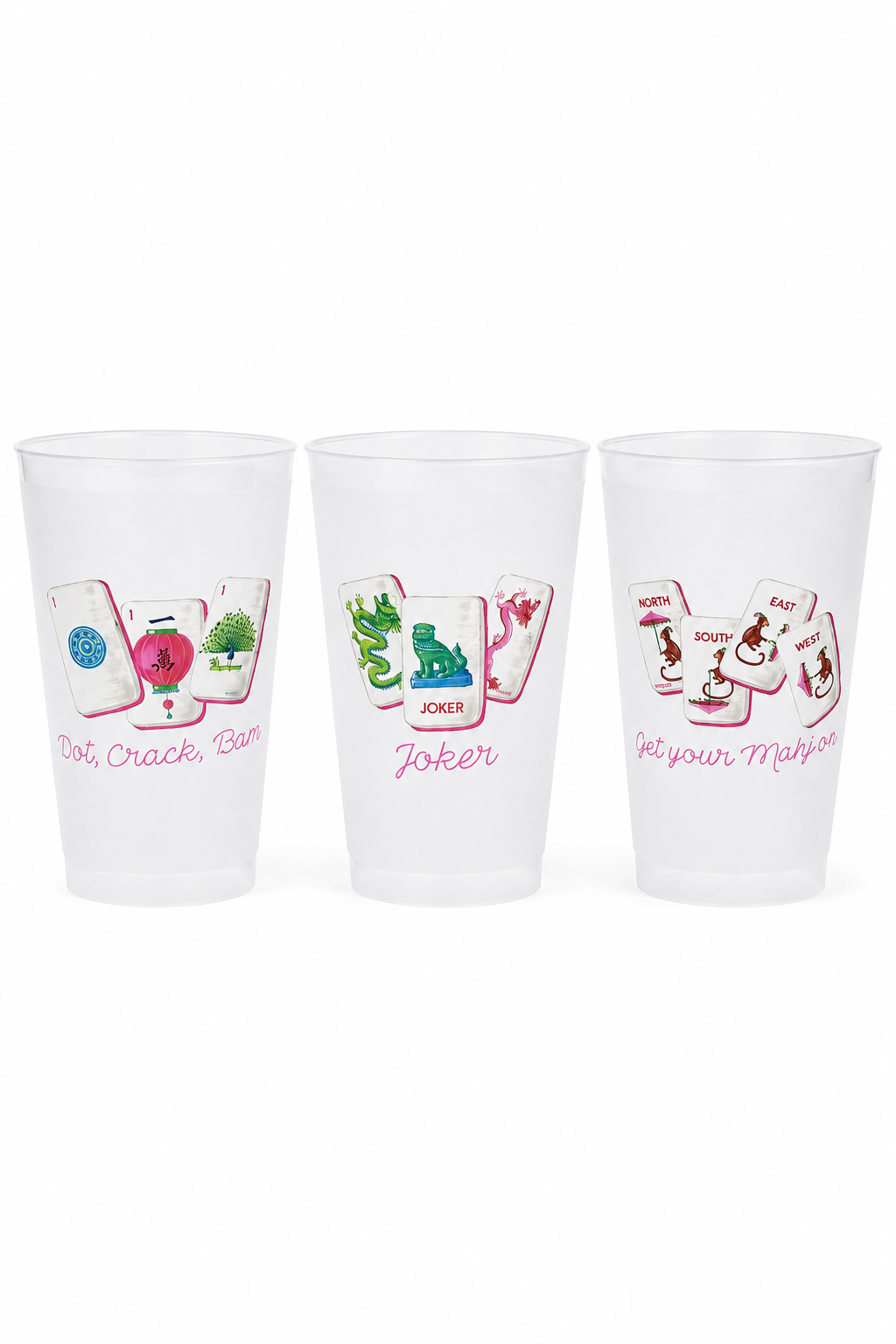 Set Of 8 Plastic Cups