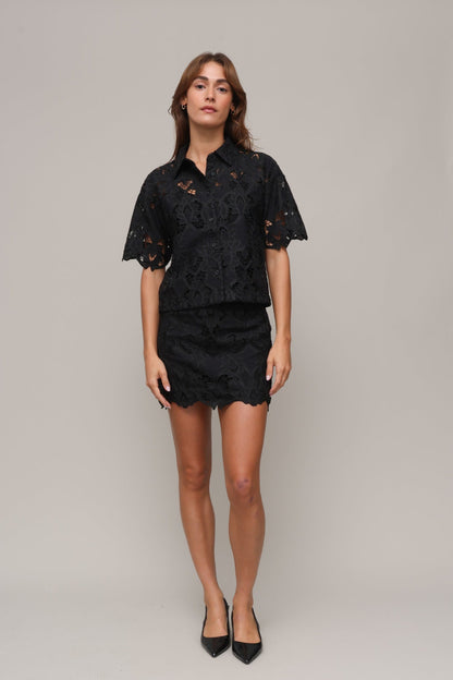 Siren Lace Mini Skirt