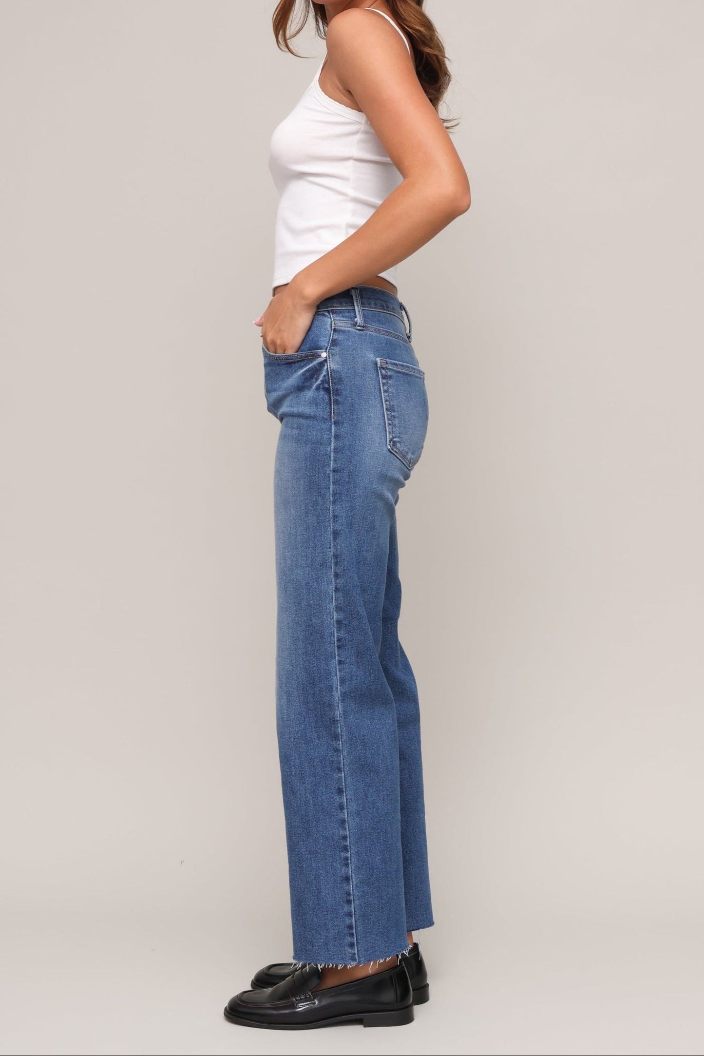 Slim Palazzo Scissor Cut