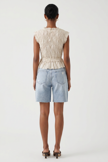 Natalie Eyelet Top