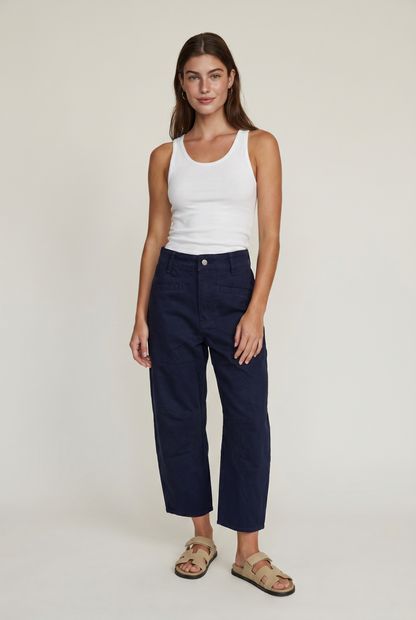 Lola Barrel Cropped Pant