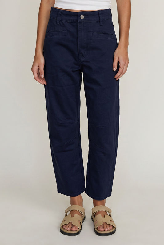 Lola Barrel Cropped Pant
