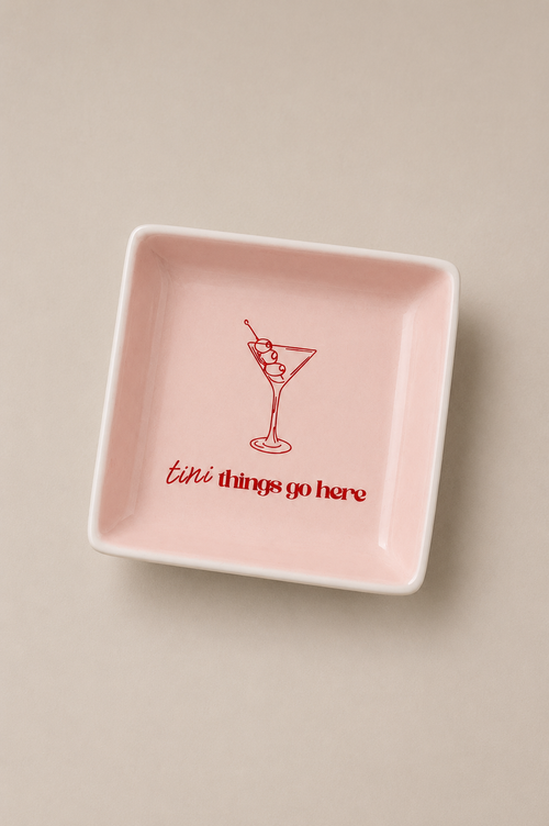Tiny Things Go Here Trinket Tray