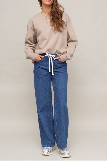 Val Mid Rise Drawstring Pant