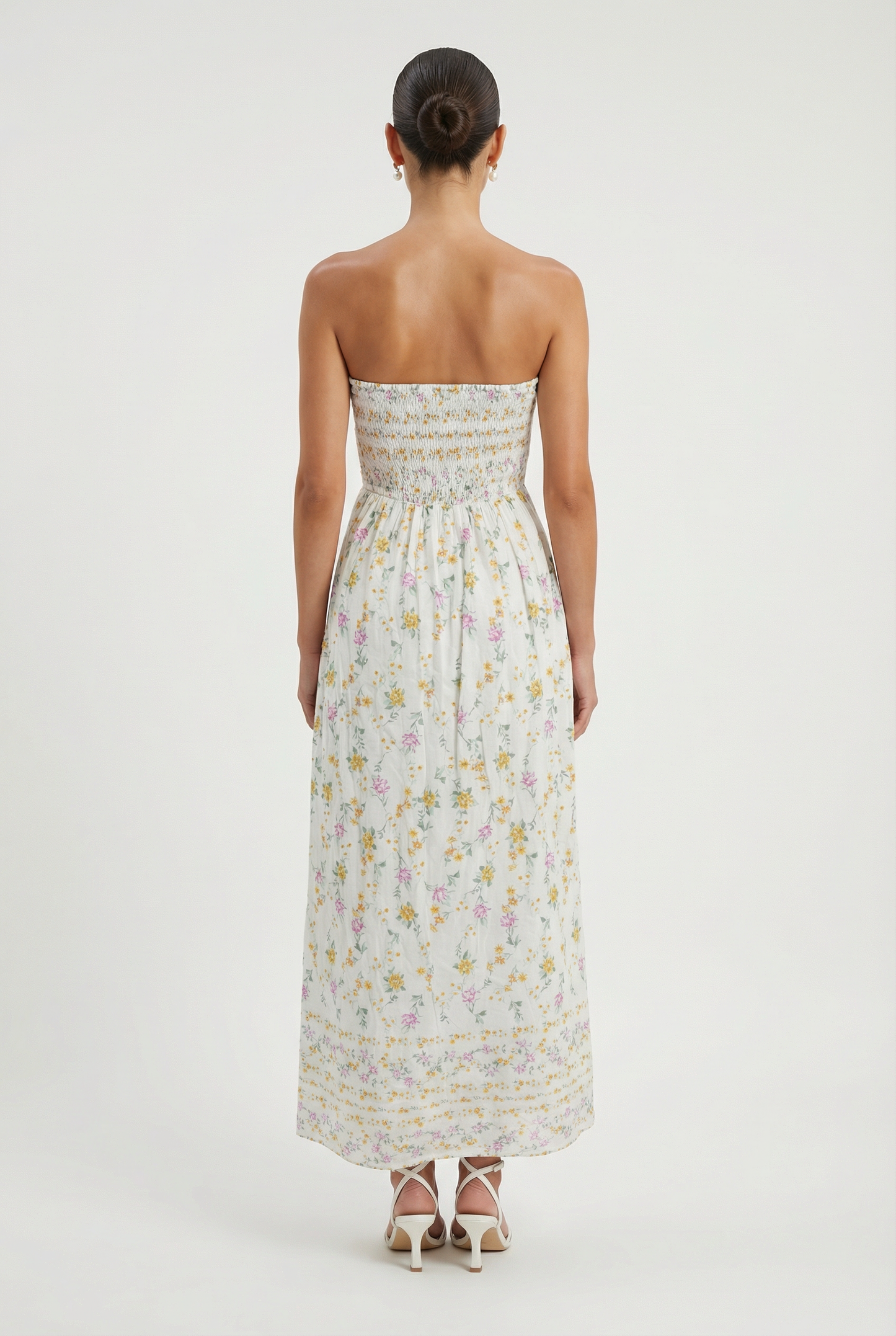 Via Flora Strapless Dress