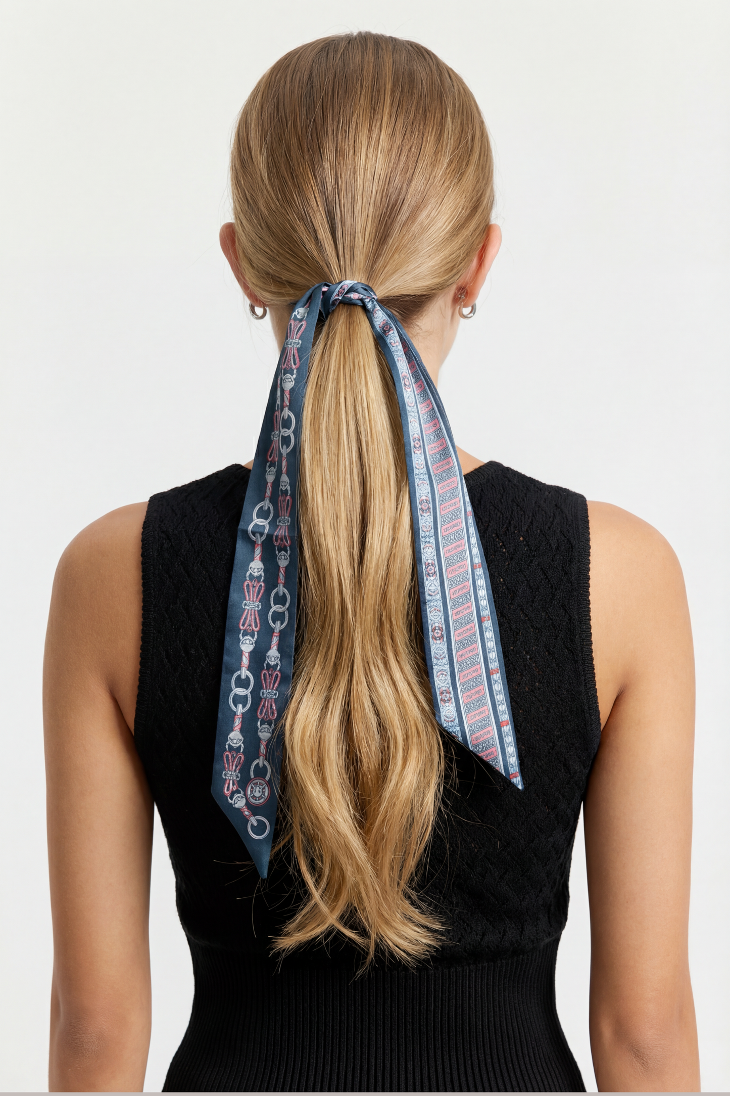 Waves Skinny Scarf