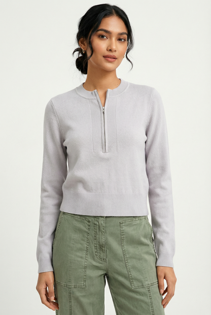 Wren Quarter Zip Sweater